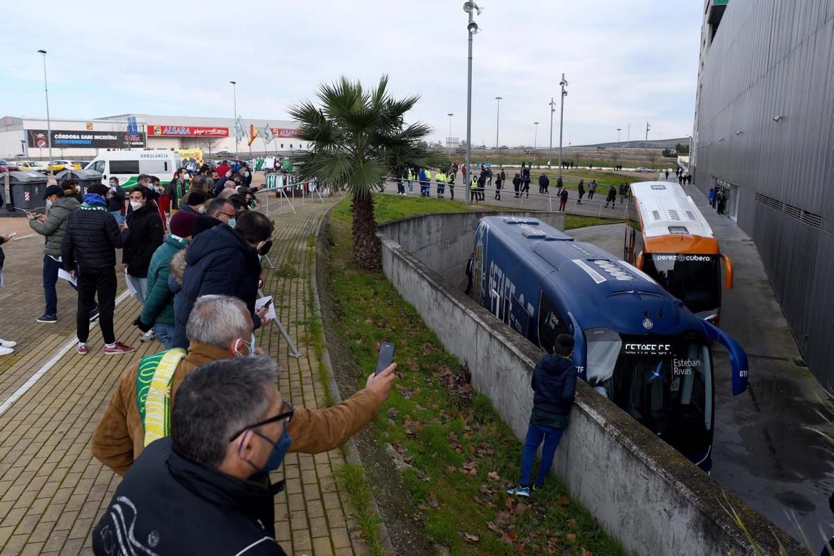 Los aficionados en el partido de Copa del Rey