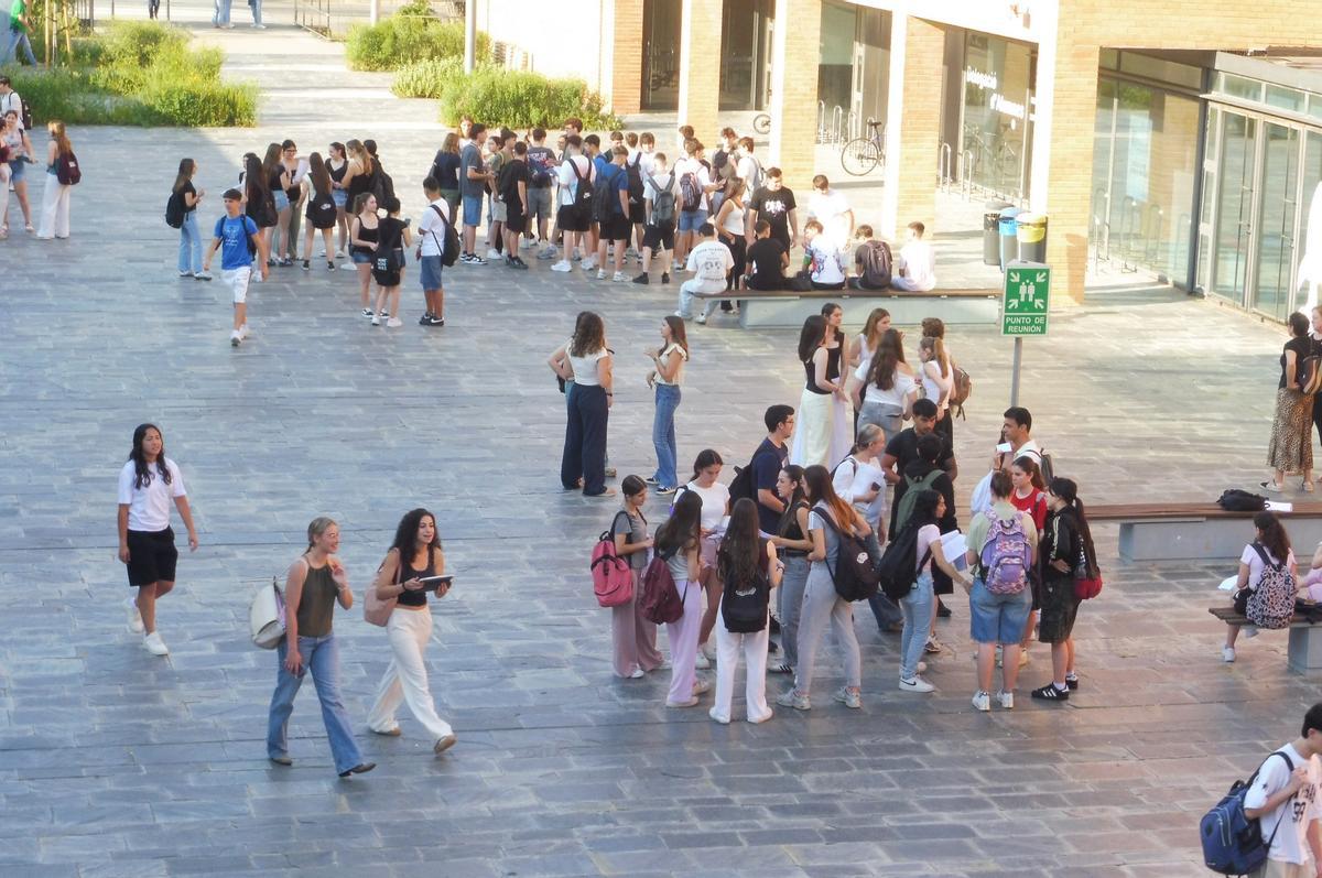 Vista del ágora.