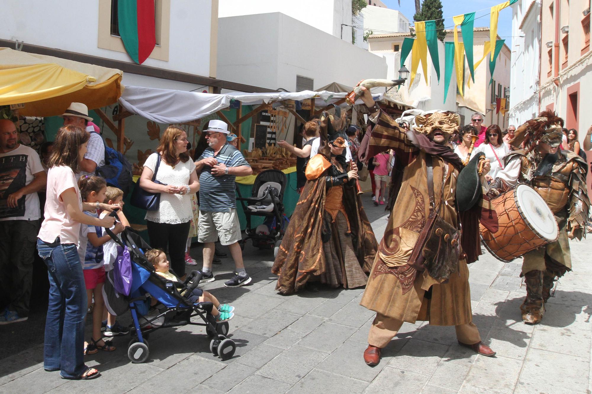 Edición de 2015 de la Feria Medieval de Ibiza.
