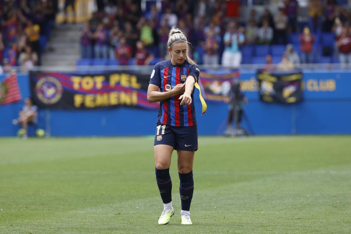 Alexia Putellas vuelve a jugar 9 meses después