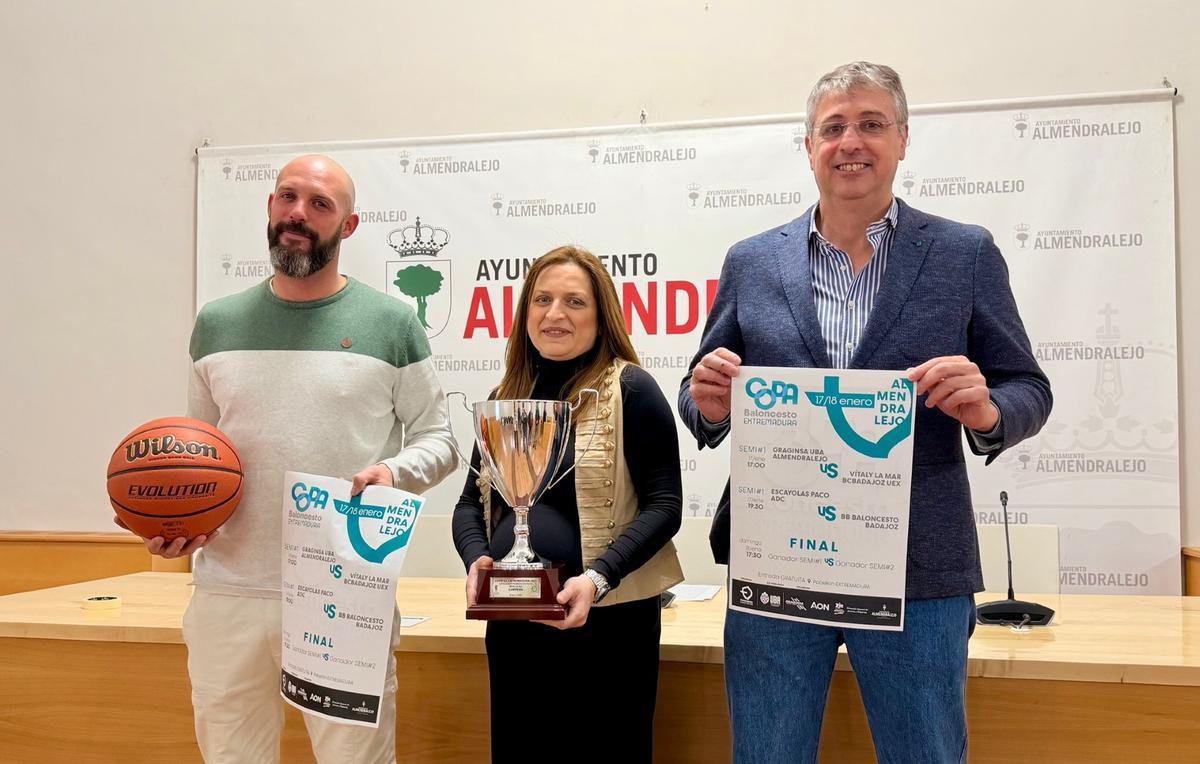 Presentación oficial de la Copa Extremadura en Almendralejo.