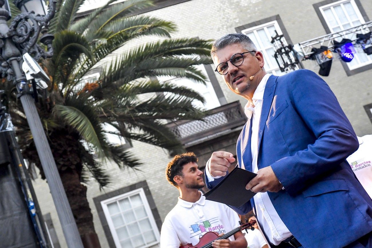 José Brito en el pregón de las Fiestas Fundacionales 2022 de Las Palmas de Gran Canaria