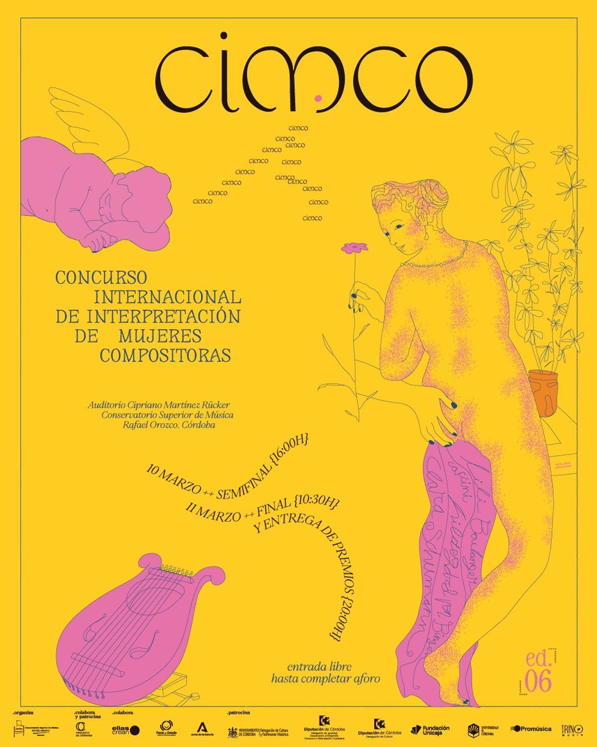 Cartel anunciador del ciclo mujeres.