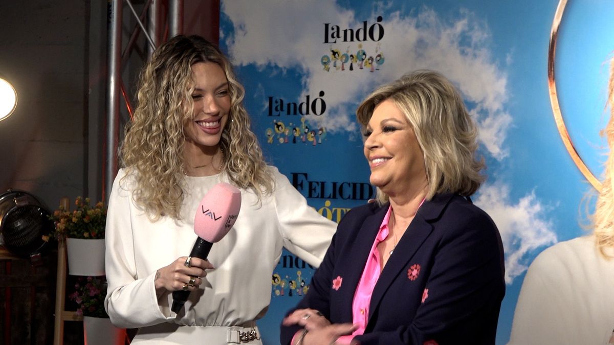 Terelu Campos y Alejandra Rubio en una presentación