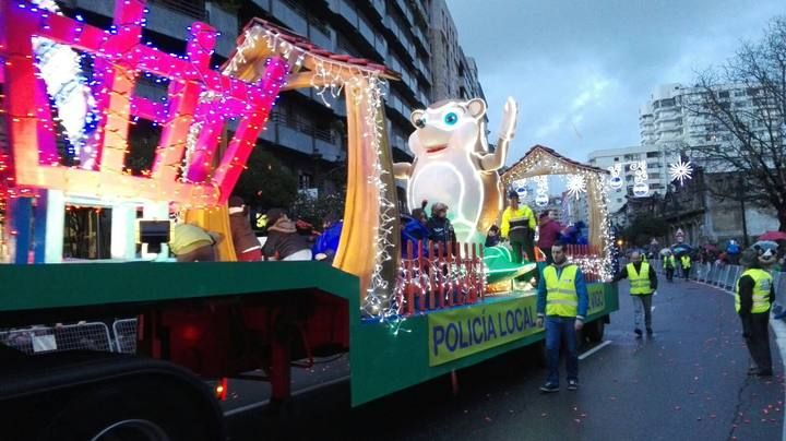 La magia de la Cabalgata en las calles de Vigo