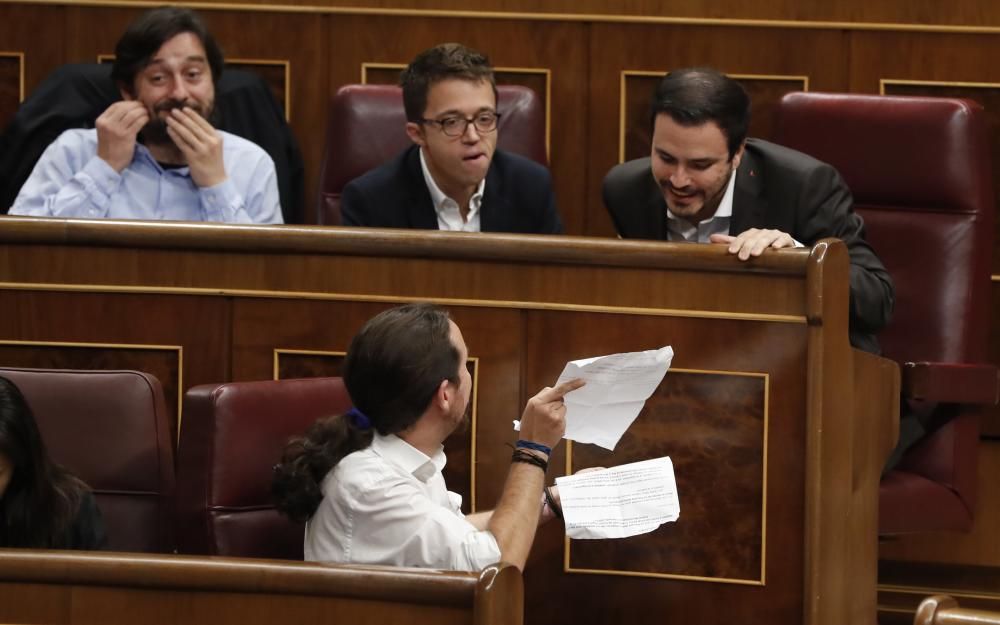 Sessió de control a l'Executiu del Ple del Congrés