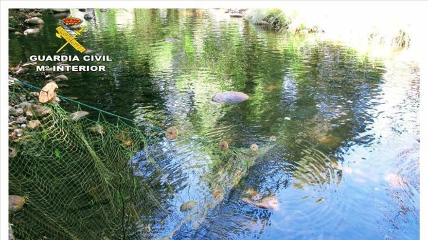 El Seprona denuncia a un hombre por pescar con &quot;artes prohibidas&quot; en el río Ibor de la provincia de Cáceres