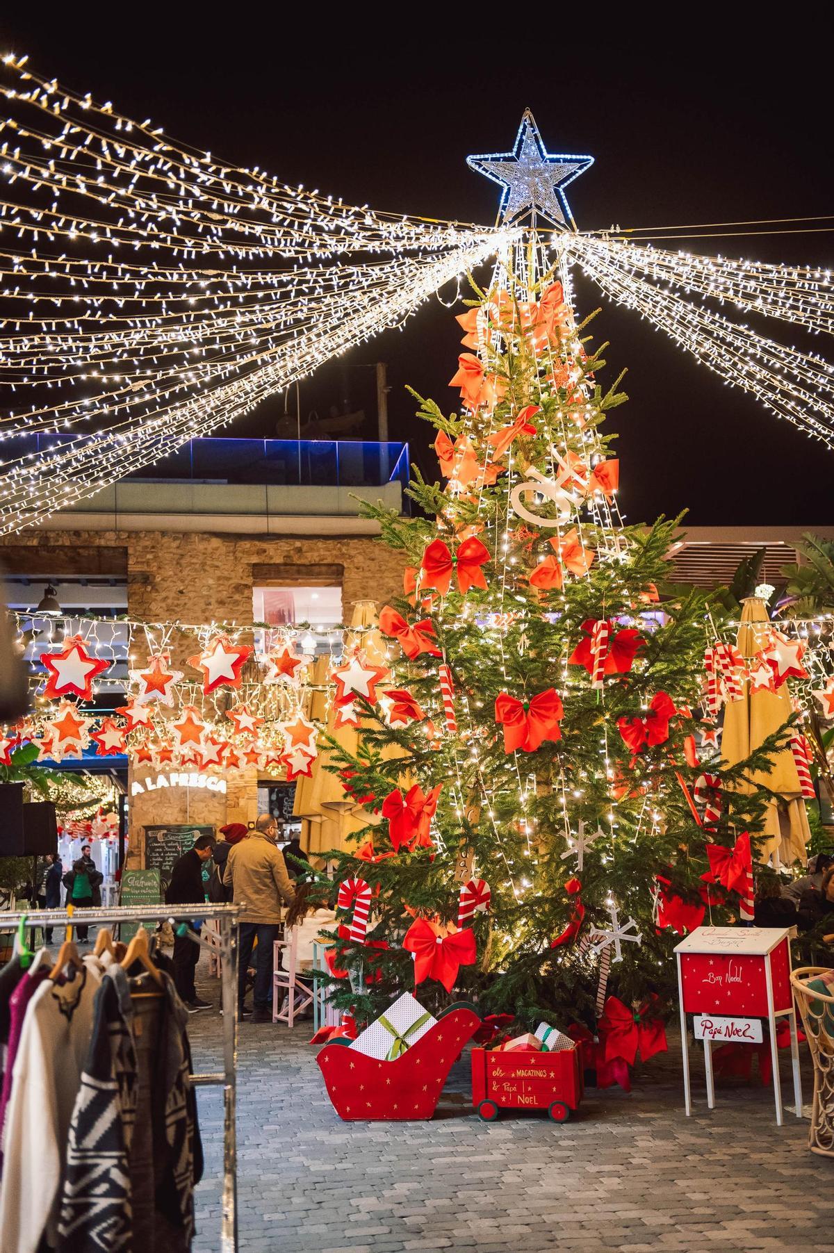 El espectacular árbol de Navidad