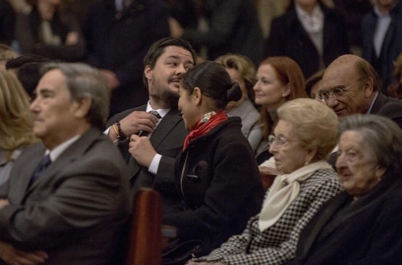 Misa celebrada en la Catedral de València en el primer aniversario de la muerte de la exalcaldesa