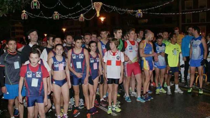 El momento previo a la salida de la prueba de Villaviciosa.