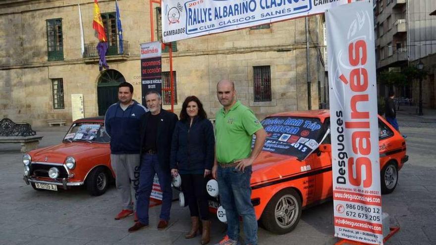 Miembros del gobierno local y la organización presentaron esta séptima edición en Fefiñáns. // N. Parga