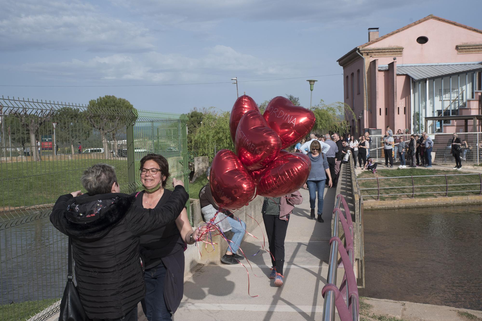 Homenatge a Jordina Martínez al Parc de l'Agulla