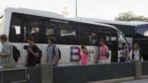 Autocar turístico en Barcelona.