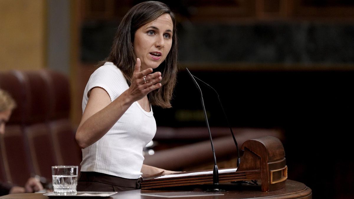 Ione Belarra, en el Congreso de los Diputados.