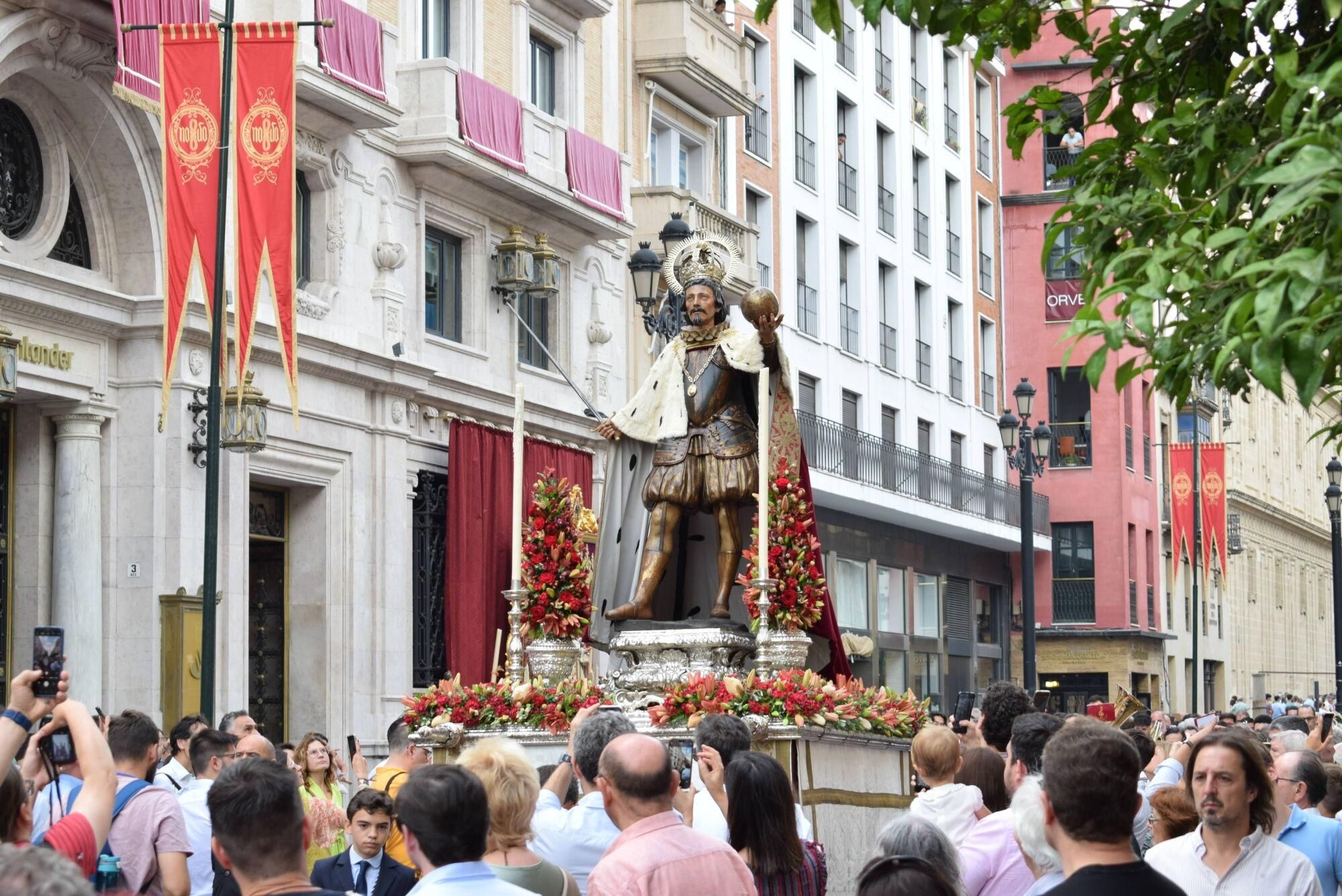 San Fernando en la procesión del Corpus de Sevilla