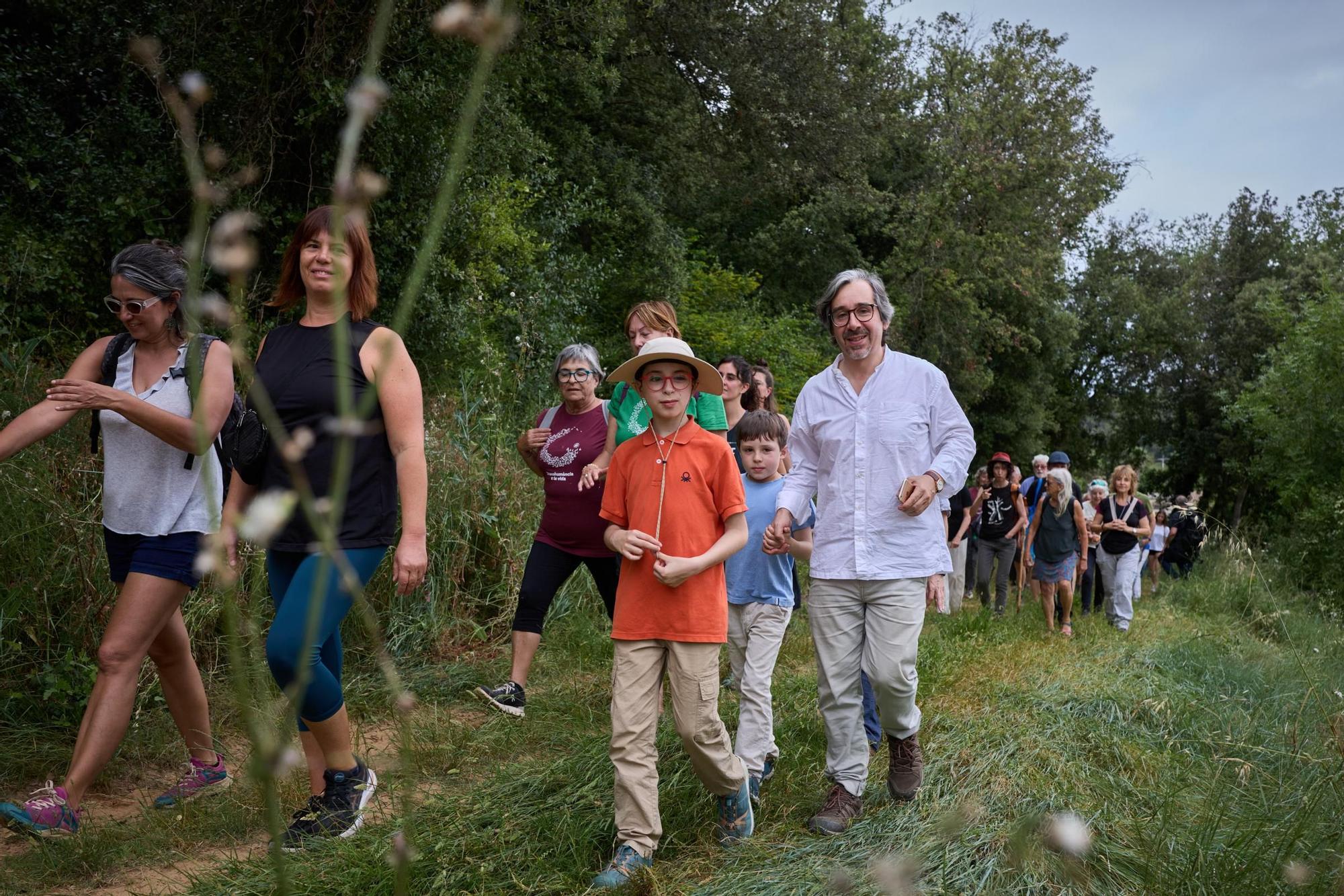 Les fotos de la transhumància del ramat d'ovelles d'Arnau Rubio a Crespià