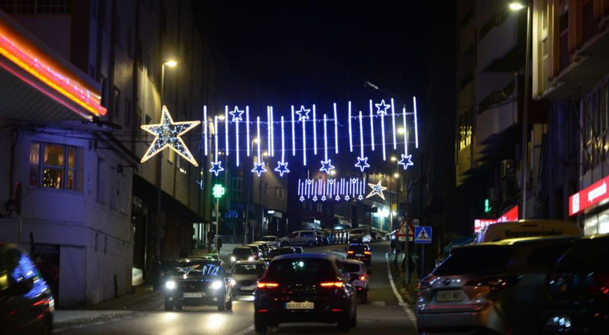 Los arcos en la canguesa Avenida de Bueu. |   // GONZALO NÚÑEZ