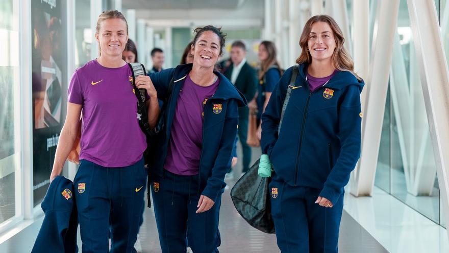 El Barça femenino pone rumbo a Roma