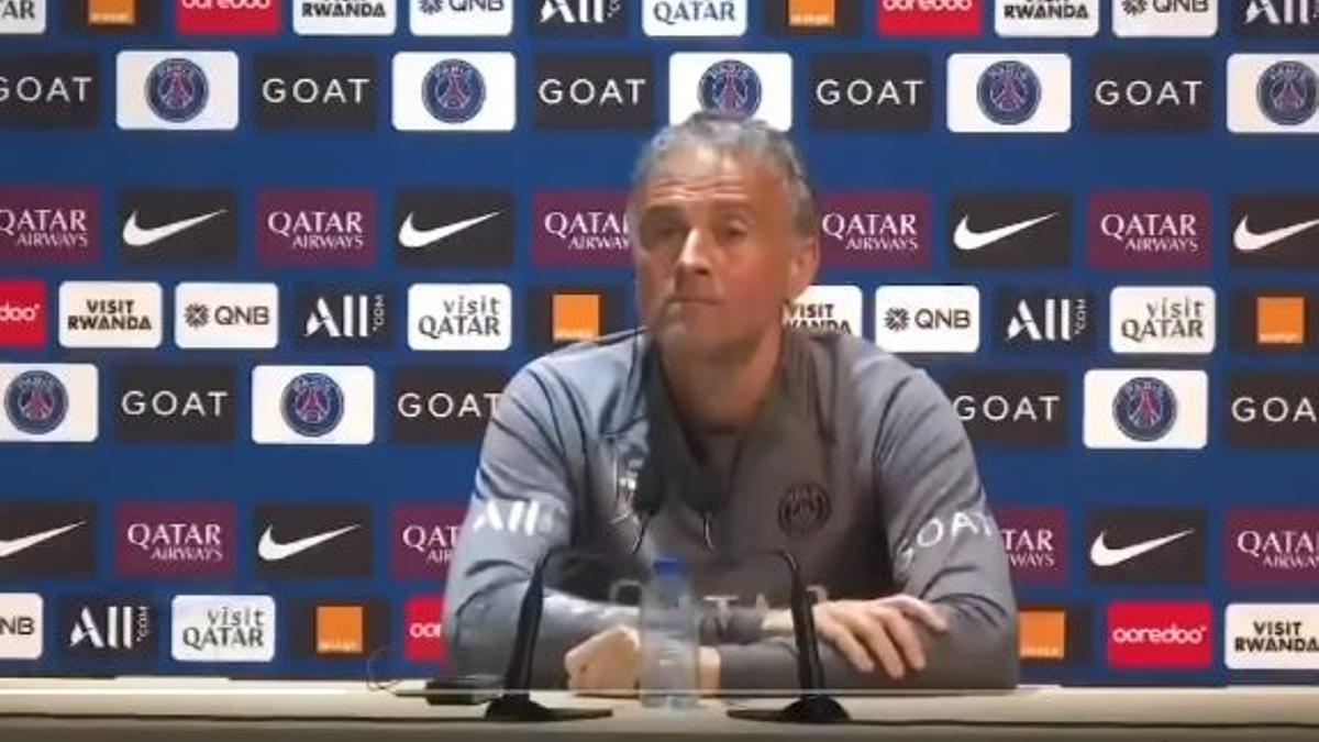 Luis Enrique se niega a responder sobre Mbappé