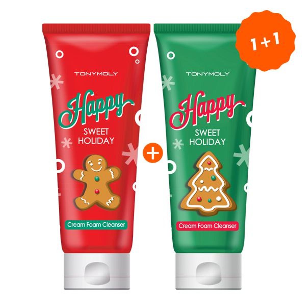 Regalos amigo invisible: Happy Sweet Holiday Cream Foam Cleanser Duo, Tony Moly