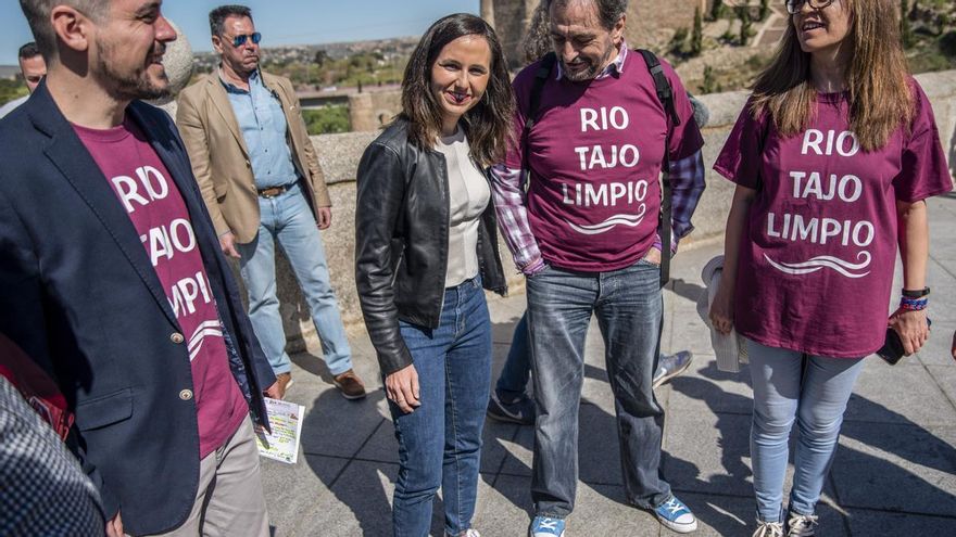 Belarra se compromete a equiparar al Tajo con el Mar Menor dotando al río de personalidad jurídica