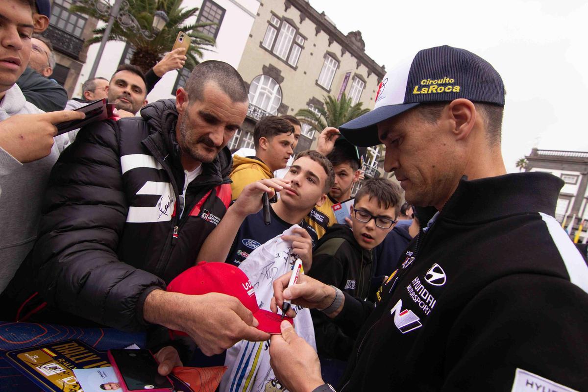 Santa Ana, salida Rally Islas Canarias