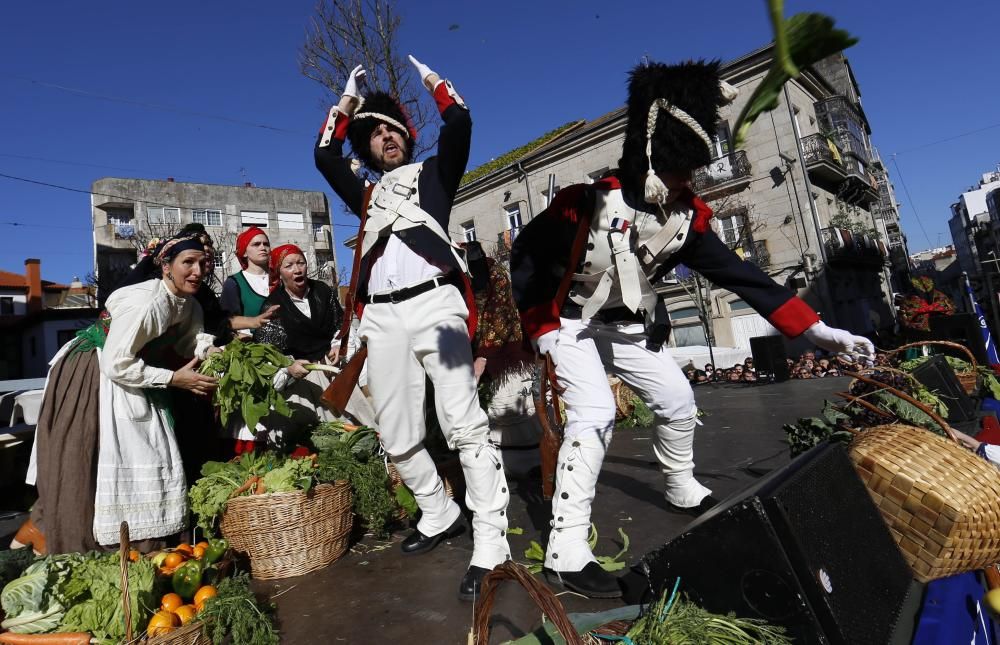 La representación de la Reconquista de Vigo vuelve a abarrotar las calles del Casco Vello de miles de vigueses