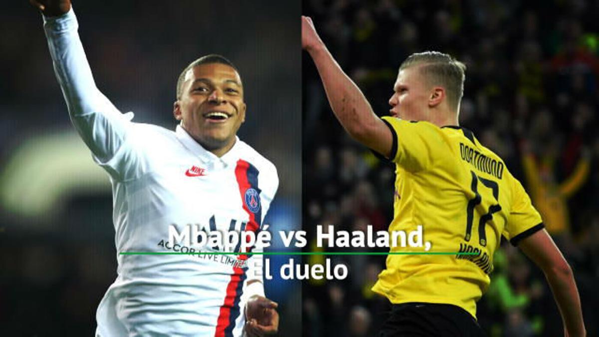 Mbappé VS and Haaland: Duelo de jóvenes estrellas