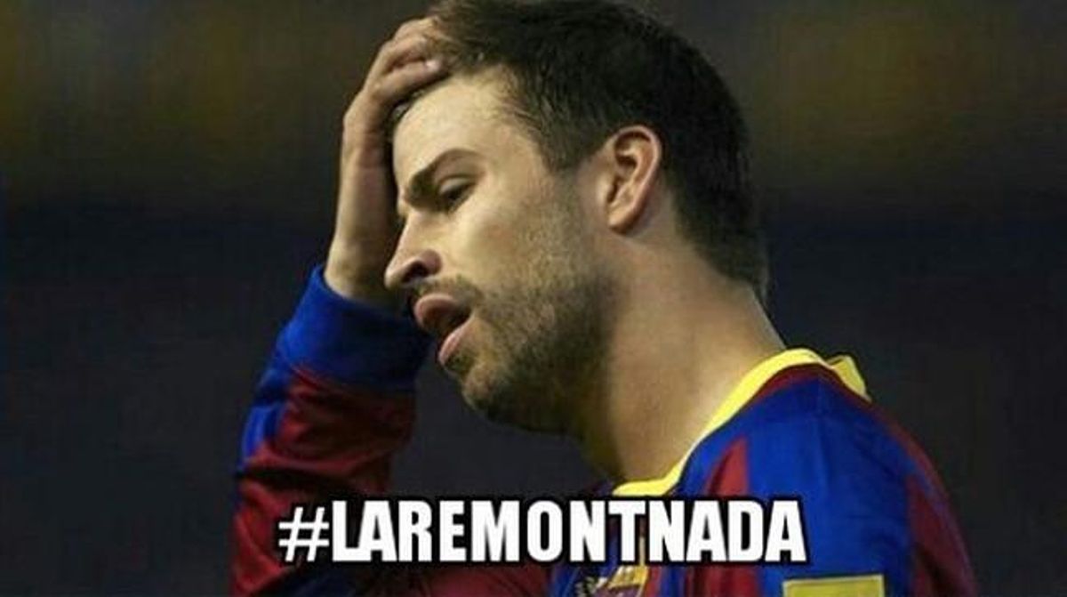Piqué, protagonista dels mems després de la derrota a la Supercopa dEspanya
