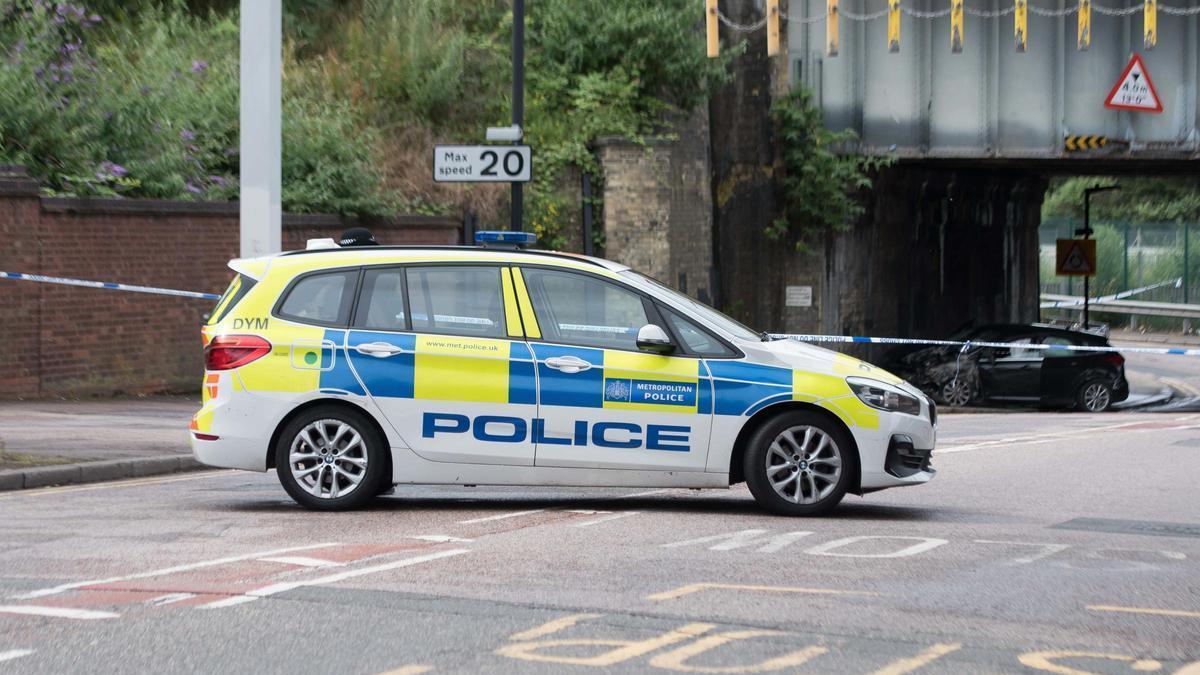 Archivo - Coche de Policía en Londres (archivo)