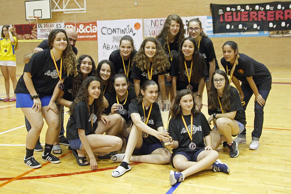 Final infantil de baloncesto femenino en la Región