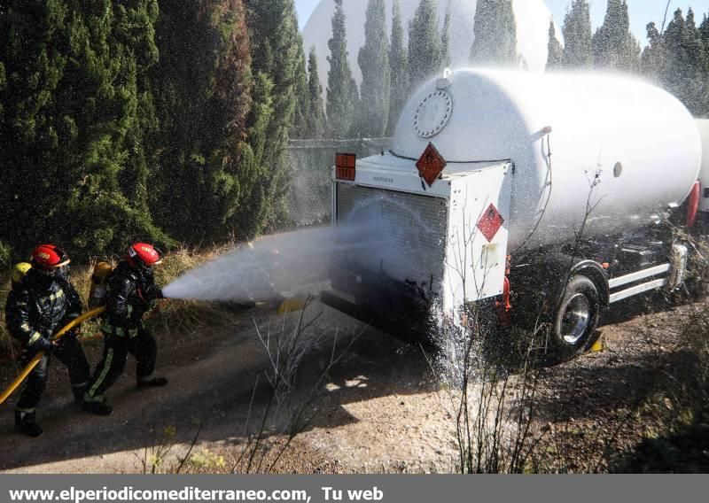 Espectacular simulacro de emergencia en Almassora