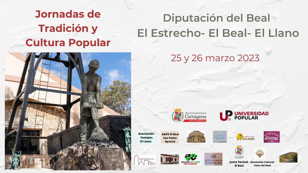 Cartel de las Jornadas de Tradición y Cultura Popular de la Diputación del Beal