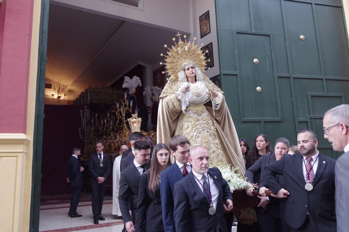 Inauguración de la capilla del Rescate en la calle Agua