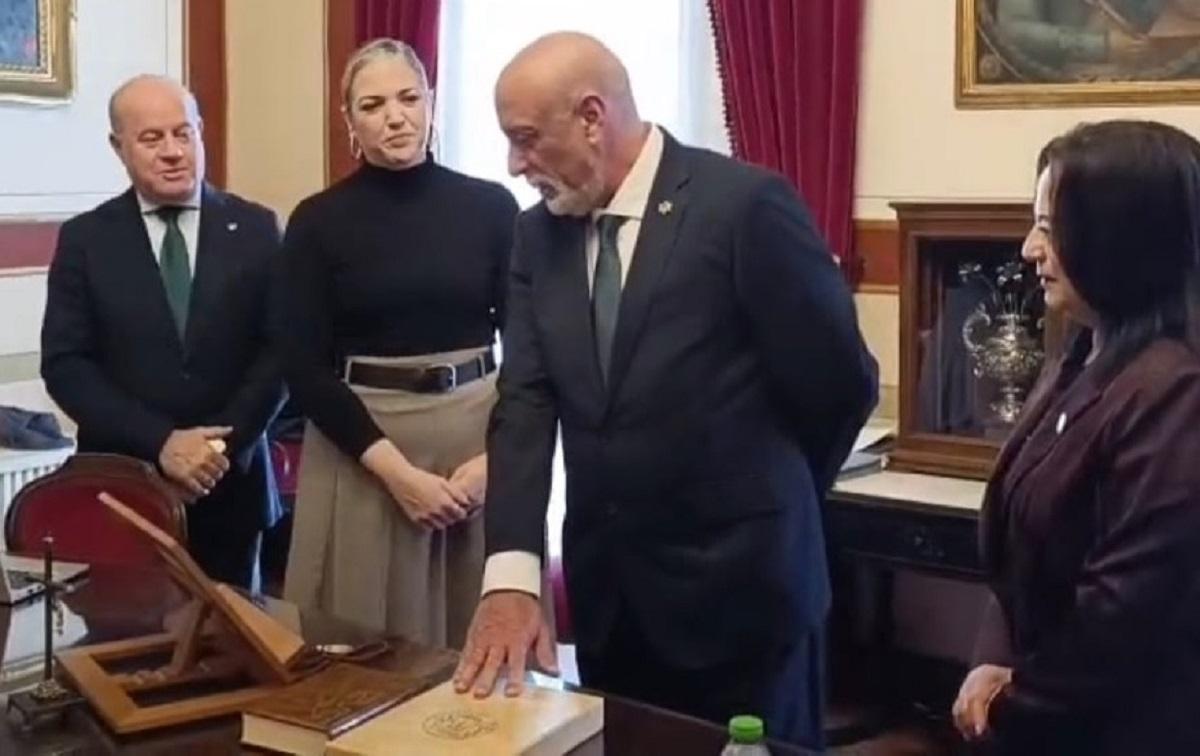 Una imagen de la toma de posesión de Eduardo Ruiz como presidente del Consejo Andaluz de Graduados Sociales.