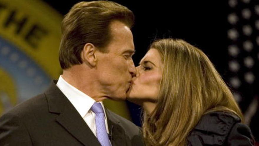 Arnold Schwarzenegger, con su ya ex mujer Maria Shriver.