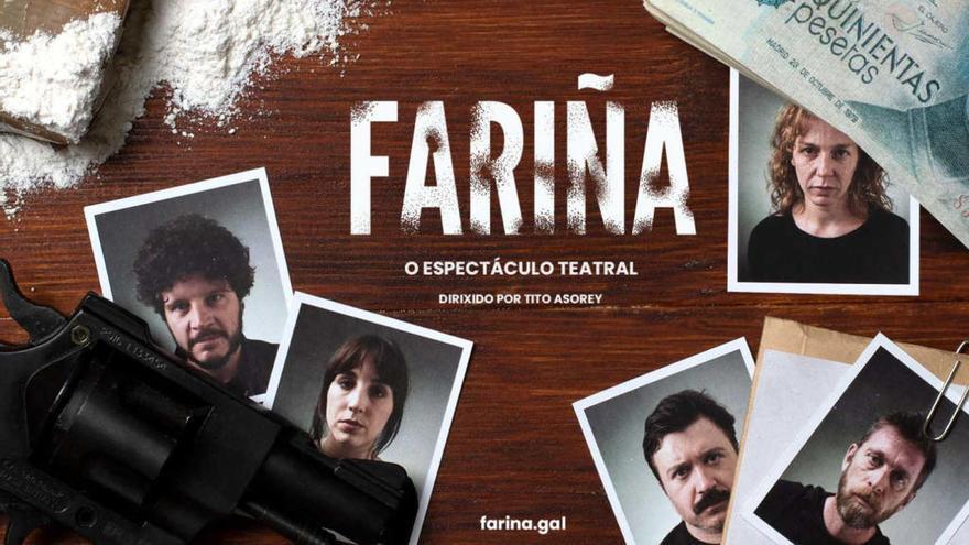 Fariña da el salto de la pequeña pantalla al teatro