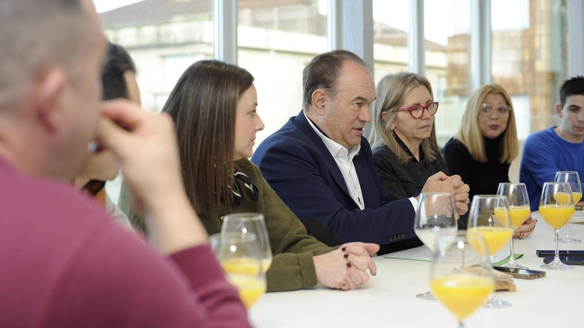 Desayuno informativo del PP de Lalín en diciembre pasado.