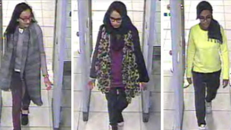 Las tres adolescentes de Londres radicalizadas han entrado ya en Siria
