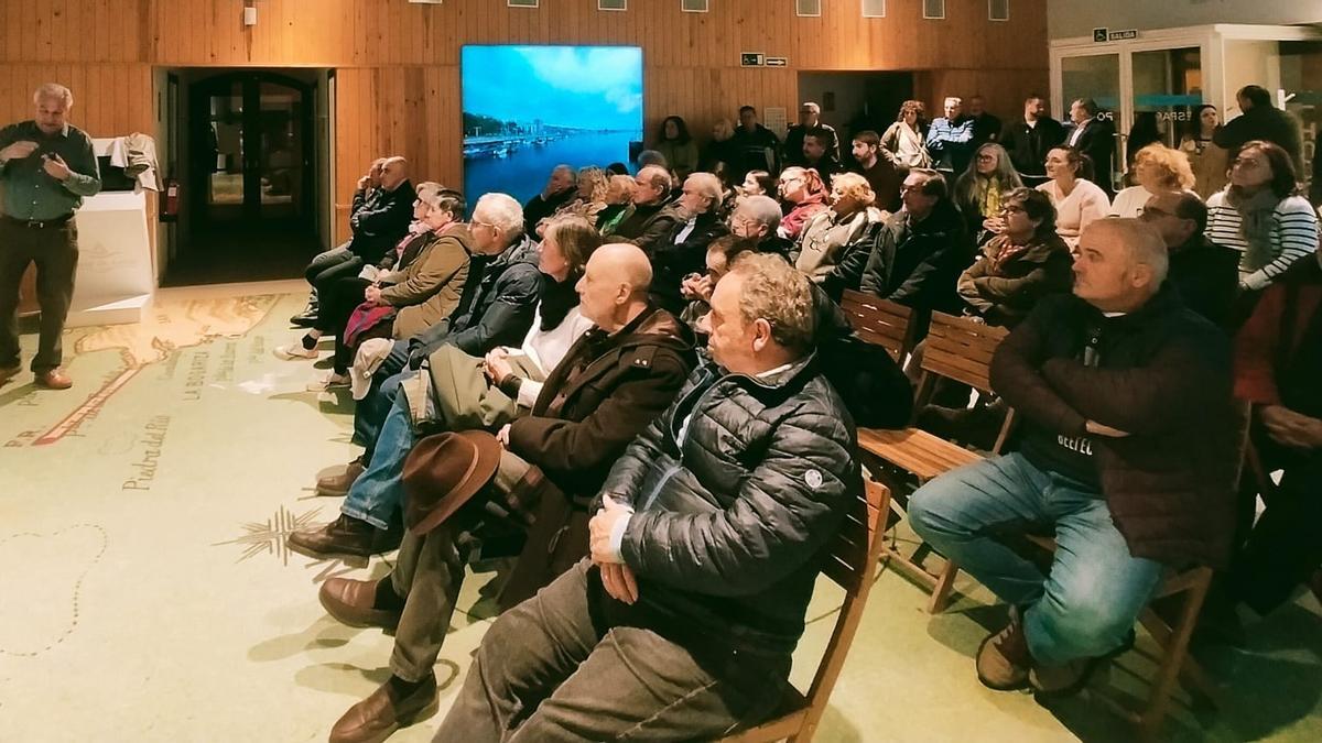 Ricardo Garía, ayer, durante la conferencia en Espacio Portus.