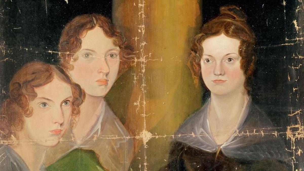 Las hermanas Brontë, pintadas por su hermano Branwell, en 1834.