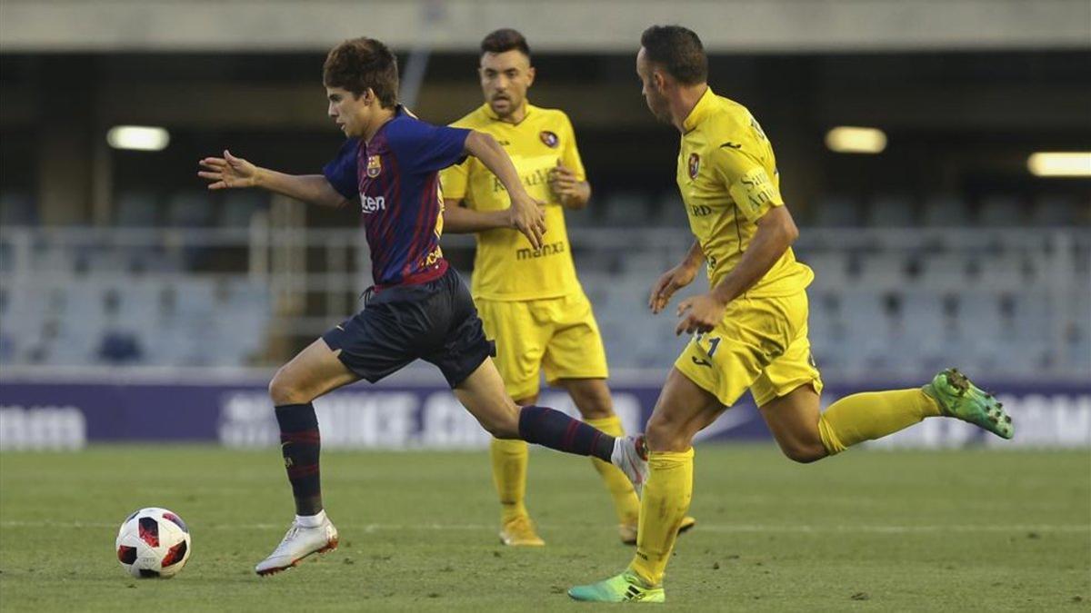 Riqui Puig refleja la progresión del Barça B en la categoría de bronce