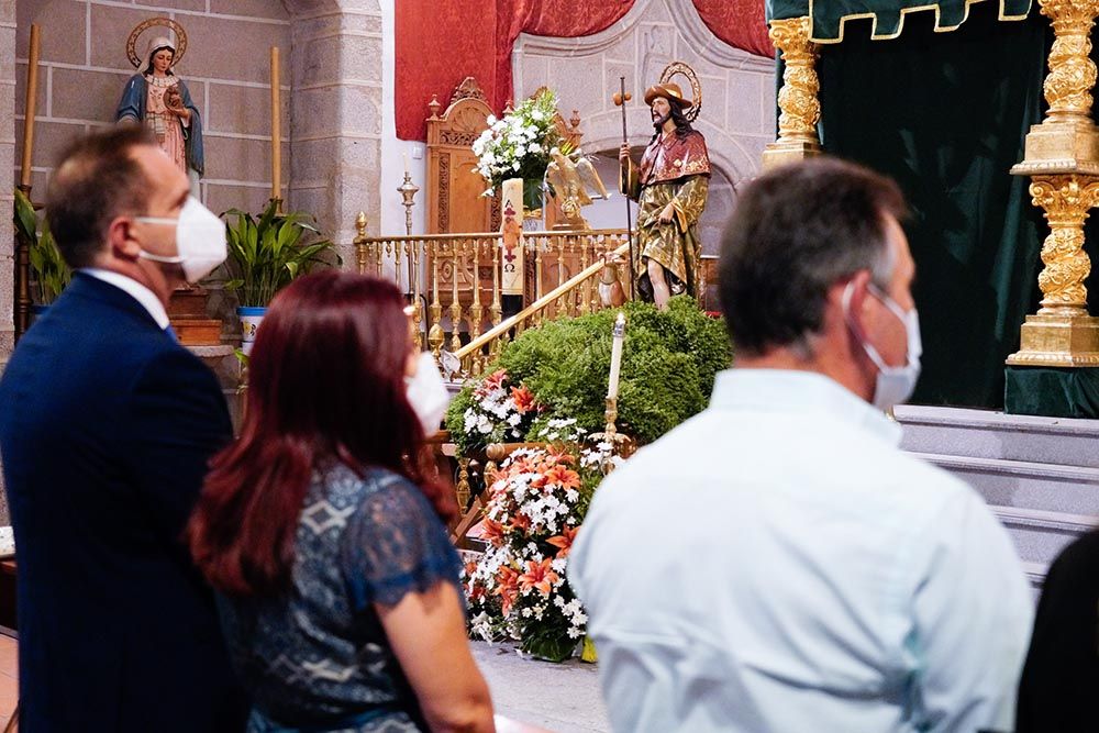 Alfombras para San Roque en Dos Torres