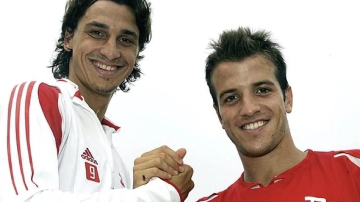 Ibrahimovic y Van der Vaart, en su etapa en el Ajax