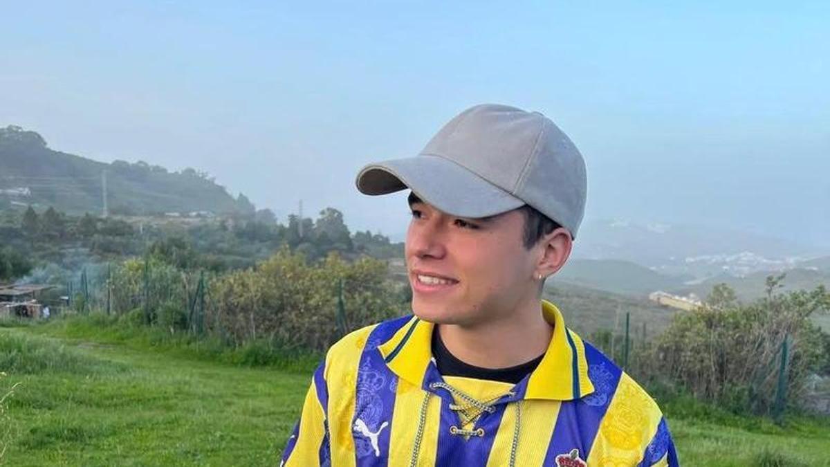 El paciente grancanario Airam Peña.