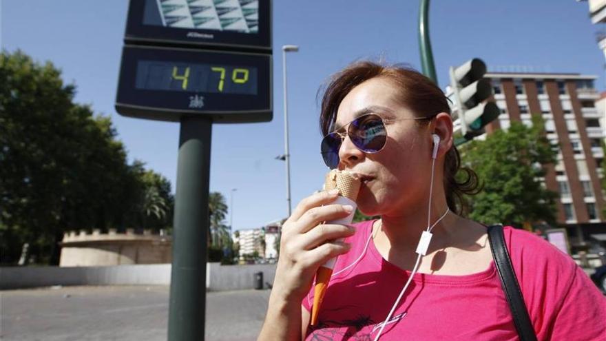 La media de las temperaturas máximas de julio ha sido 40,2º