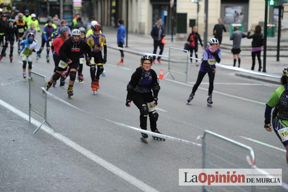 Murcia Maratón. Salida patinadores