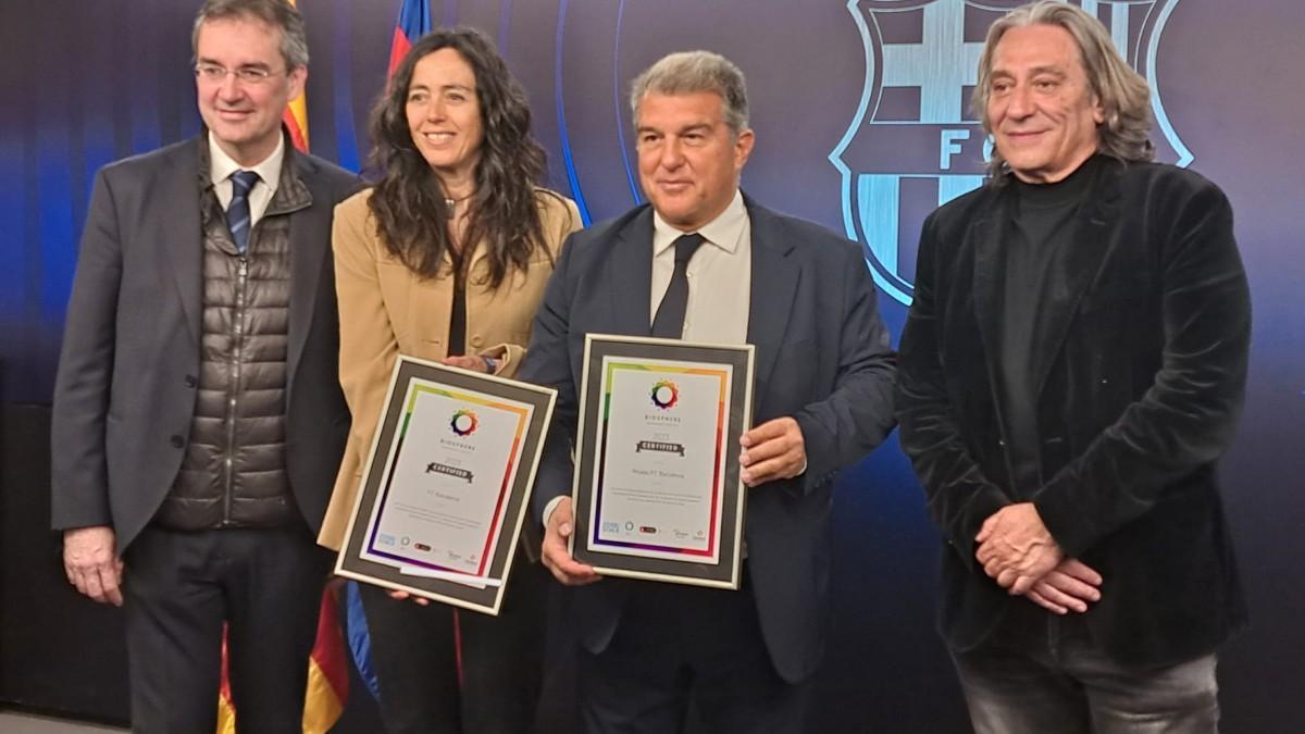 Laporta, con las certificaciones Biosphere