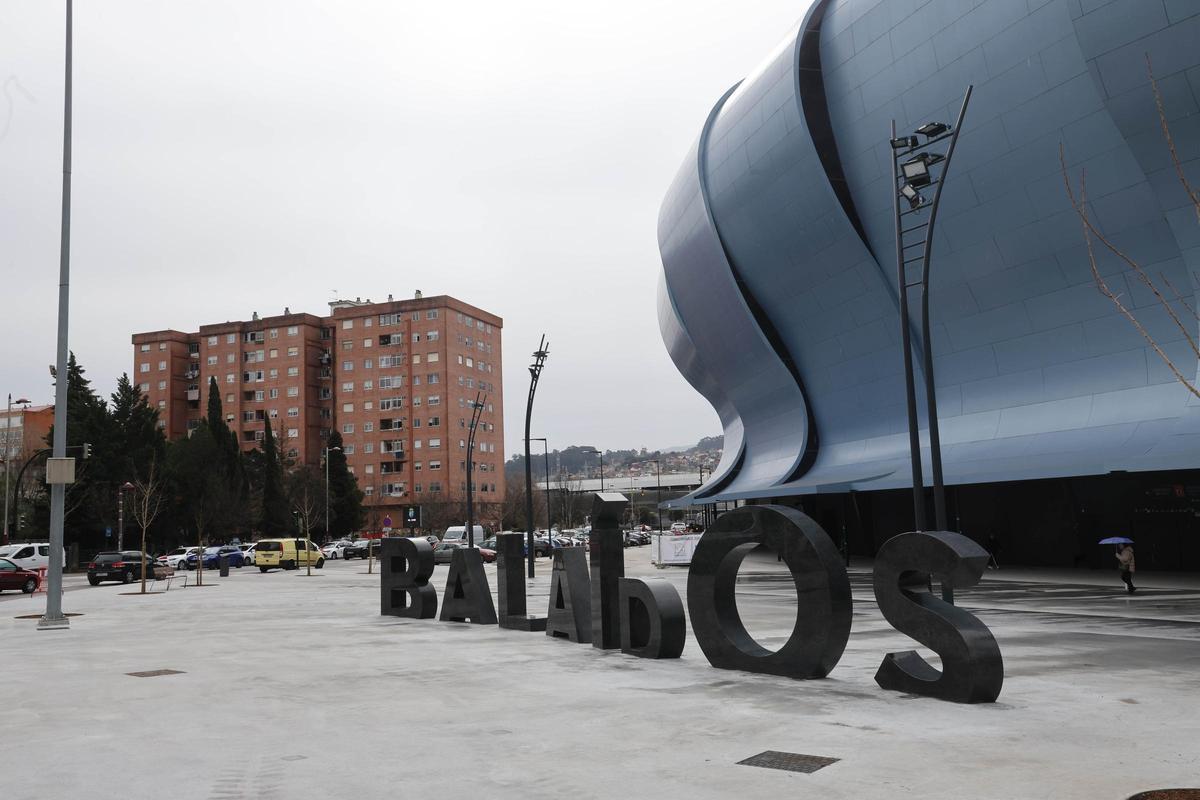 El espacio donde se levantará la estatua de Iago Aspas.