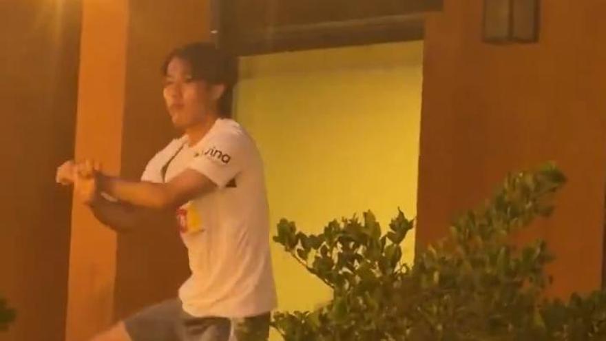 El baile de Sato en pretemporada.
